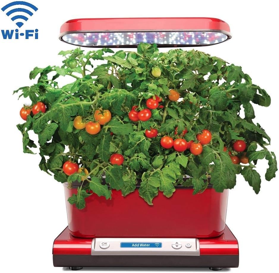 Wi-Fi AeroGarden Harvest Elite (red)