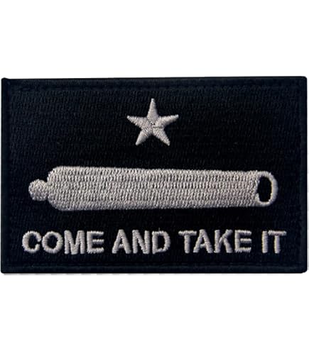 AR-15 Come And Take It 3.0 Inch Blk HOOK LOOP PATCH