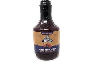KODIAK CAKES Mountain Berry Kodiak Syrup, 100% Pure & All Natural, 32 Fl Oz.