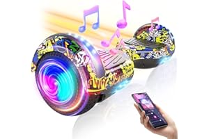 EPCTEK Electric Scooter, 7.5MPH Top Speed 8.5 Mile Range, Scooters with Bluetooth Flash Wheel for Kids,Teenagers, Adults