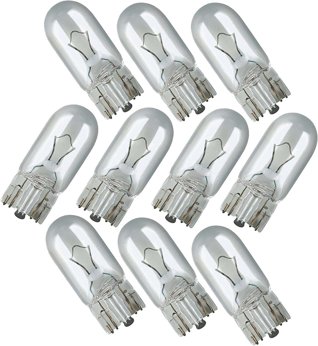 Motion performance 10 X 501 Capless Sidelight Car Bulb Bulbs Interior Number Plate Side Light 12V 5W