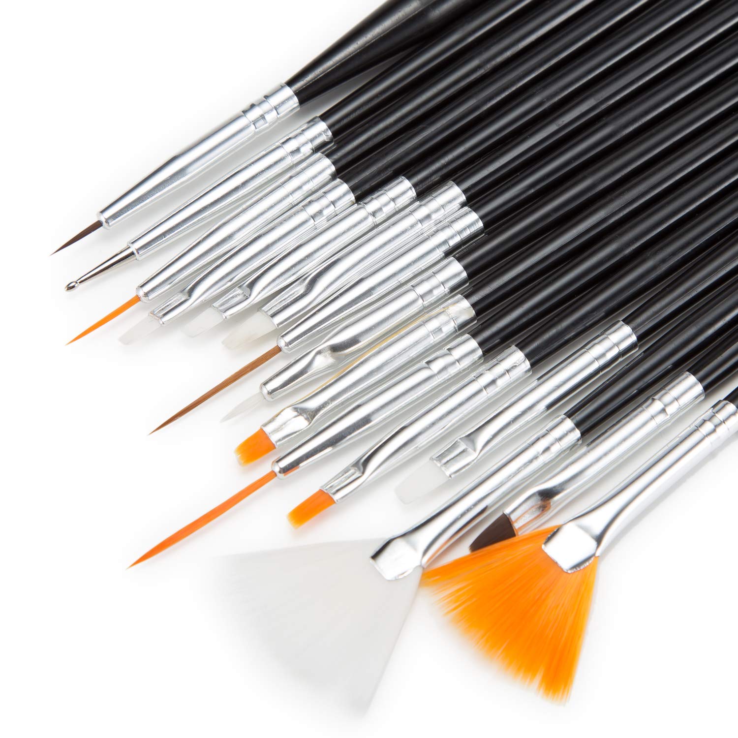 Boobeen 15 Pieces Nail Art Design Painting Drawing Polish Brush Pen Tools : Beauty