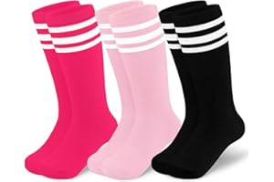 SARFEL Toddler Soccer Socks Kids Soccer Socks Youth Soccer Socks Kids Baseball Socks Girls Softball Socks Boys Football Socks