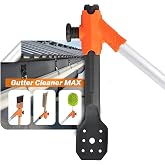 Gutter Cleaner MAX, NEW- strong pole threads!- gutter cleaning from the ground, roof and ladder, AND clean off gutter guards from the ground, AND use any hand tool in the scoop coupler.