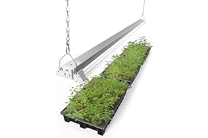 Barrina TX72 4FT Grow Lights for Seed Starting, 72W(500W Equivalent), High PPFD, Full Spectrum with 660nm Red LEDs, Linkable, Hanging Grow Lights for Indoor Plants with On/Off Switch, Veg, 1 Pack