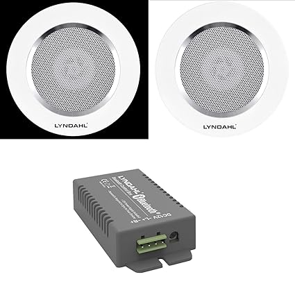 Lyndahl Lautsprecher-Set, Bluetooth 4-Kanal Verstärker CS200BT-AMP und 2-Wege Lautsprecherpaar CS120AL, mit 2 oder 4 Einbaula