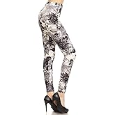 Leggings Depot High Waisted Camouflage & Multiple Print Leggings for Women - Reg, Plus, 1X3X, 3X5X