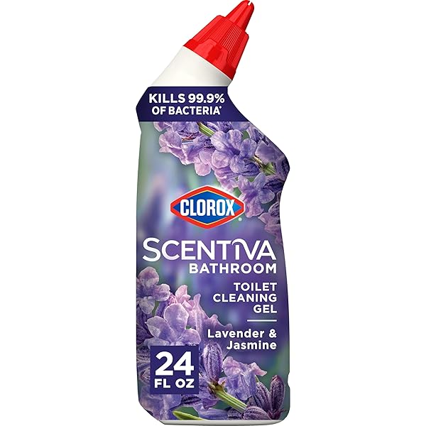 CLOROX SCENTIVA BATHROOM TOILET CLEANING GEL, LAVENDER AND...