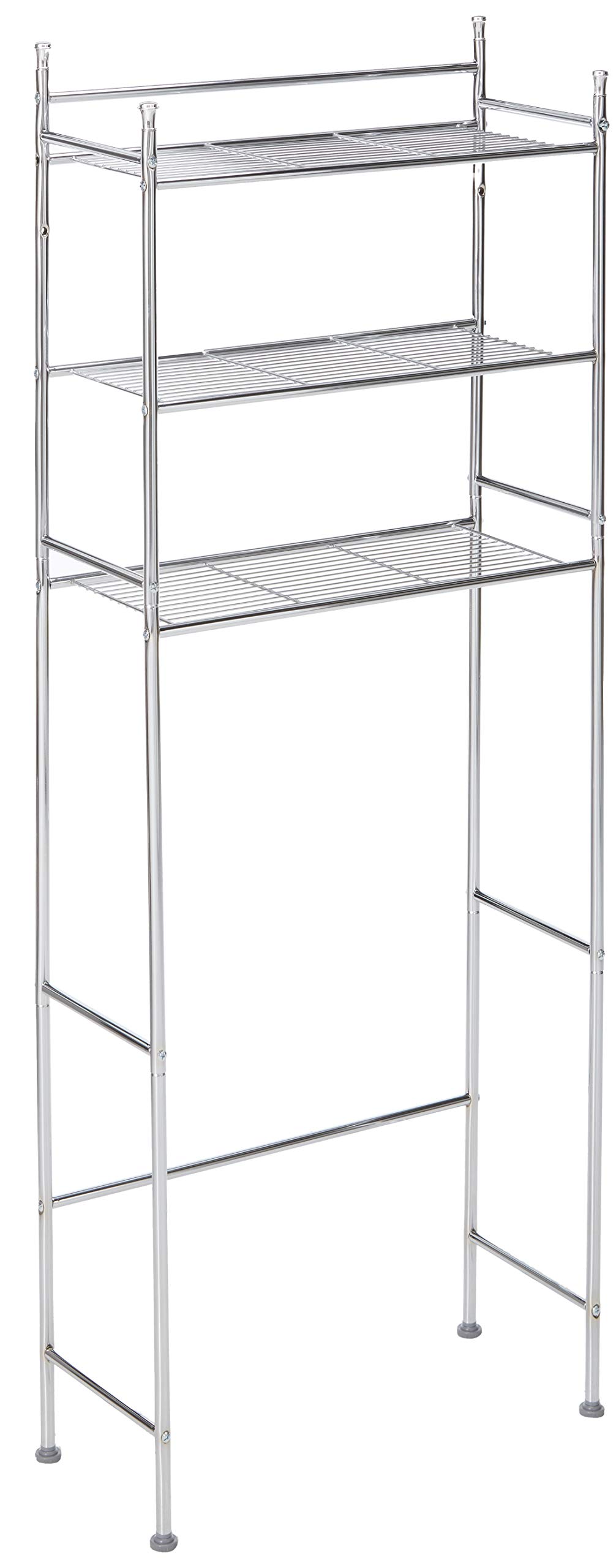HoneyCanDo BTH05079 3Tier Metal Bathroom Shelf Space Saver, 9.45 x