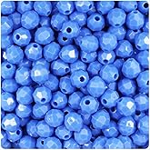 BeadTin Periwinkle Opaque 8mm Faceted Round Craft Beads (450pcs)