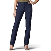 Lee Womens Wrinkle Free Relaxed Fit Straight Leg Pant