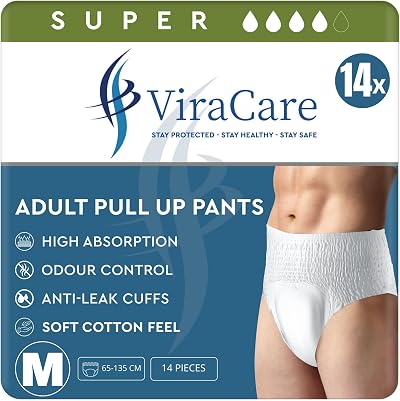 ViraCare 14 x Nappies Maximum Absorbency Medium 65-135 cm
