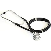 Primacare DS-9295-BK 30" Sprague Rappaport Style Stethoscope for Doctors, Nurses and Medical Students, First Aid Professional