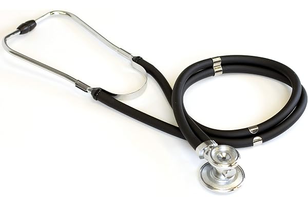 Primacare DS-9295-BK 30" Sprague Rappaport Style Stethoscope for Doctors, Nurses and Medical Students, First Aid Professional