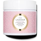 LALICIOUS Extraordinary Sugar Kiss Sugar Scrub for Body, Exfoliating Body Scrubs for Women, Moisturizing Body Exfoliator with Coconut Oil & Honey for Radiant Skin, Zero Greasy, No Parabens - 16oz