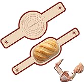 Silicone Bread Sling, 2PCS Non-Stick Oval and Round Bread Sling for Dutch Oven, Reusable Sourdough Tools & Bread Baking Supplies