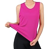 Racerback Cycling Jersey Women Indoor-Outdoor Bike Sleeveless Recreation Tank Tops with Pockets