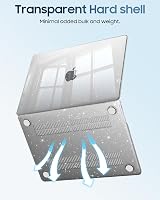 FINTIE Clear Hard Shell Case for MacBook Air 13.6 M5/M4/M3/M2 view 8