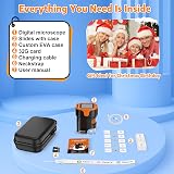 BEBANG Digital Microscope for Kids 4K Screen 1000X w 32GB Case Slides view 6