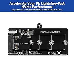 Pironman 5 NVMe M.2 SSD PCIe 2.0/3.0 Mini PC Case