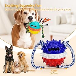 HGB Squeaky Treat Dispensing Dog Toys to Keep Them