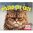 Peed-Off Cats Wall Calendar 2026 - Funny Cat Memes, Gifts for Cat Lovers, Monthly Hanging Format, Includes Hilarious Cat-Them