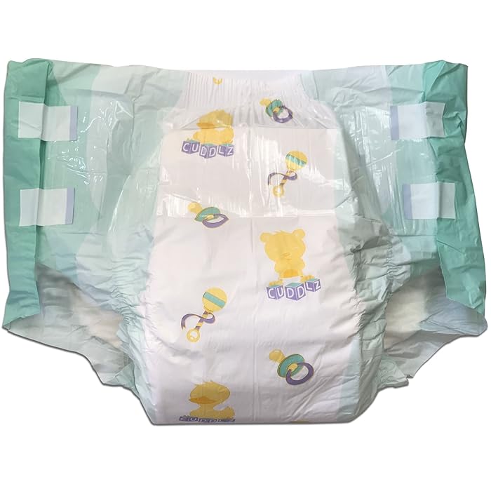 Buy Pack of 20 Cuddlz Adult Nursery Pattern Disposable Nappies/Diapers