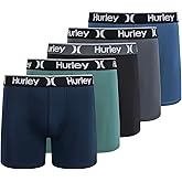 Hurley mens 5 Pack Stretch Boxer Briefs