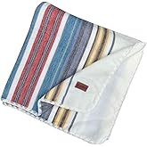 Alpaca Wool Blanket – Naturally Warm and Ultra-Soft Comfort – 65x48- Breathable and Hypoallergenic – Non-Itchy Alpaca Blanket, Handwoven, Cozy Feel and Beautiful Natural Texture (White & Colors)