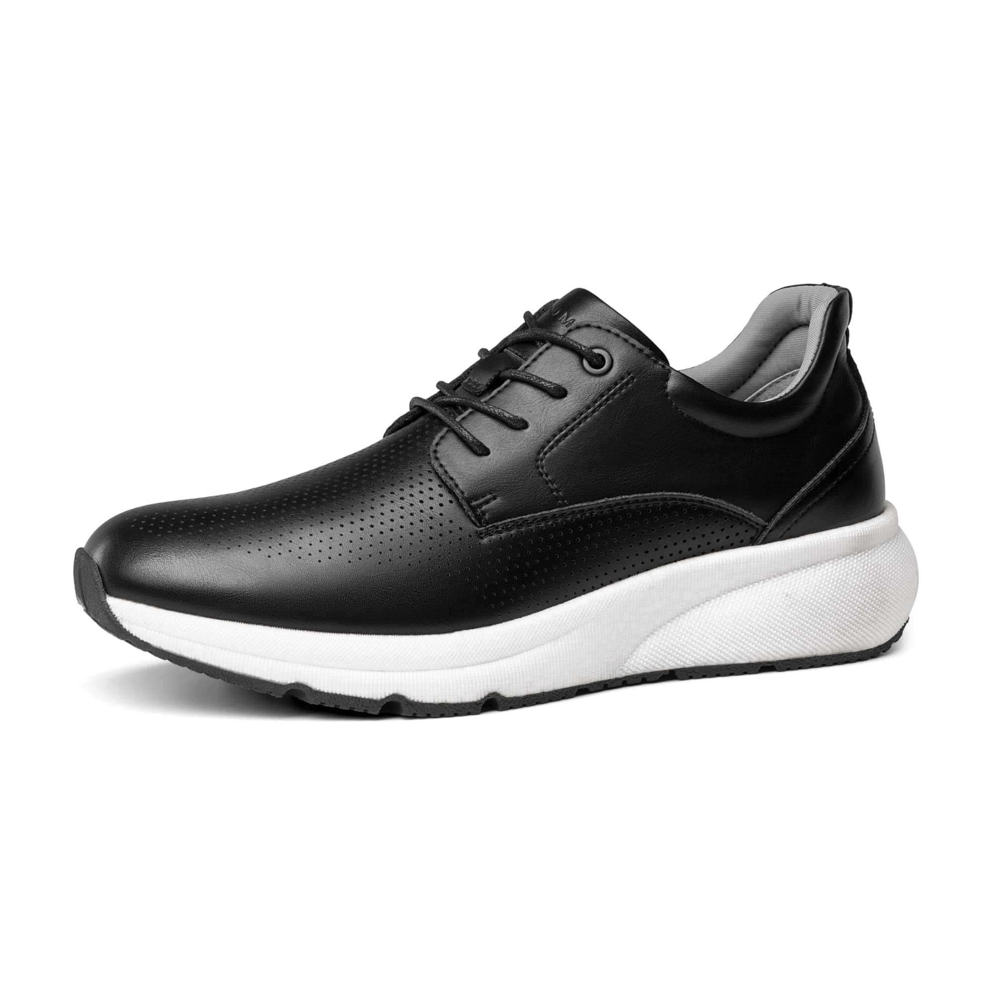 Black Grey Walking Shoes-Bruno