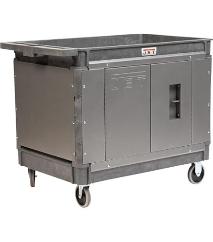 Amazon.com: JET PUC-4325 Resin Utility Cart with JT1-125 Load-N