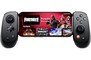 BACKBONE Pro Mobile Gaming Controller for iPhone 15/16/17 & Android – USB-C or Bluetooth Phone Controller, Stream Xbox, Play Call of Duty & More, PlayStation via iOS Remote Play Only