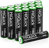 HiQuick 16 x AAA Ni-MH 1100mAh Rechargeable Batteries High Capacity