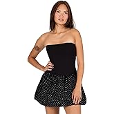 Forever 21 Womens Tube Bubble Hem Dress
