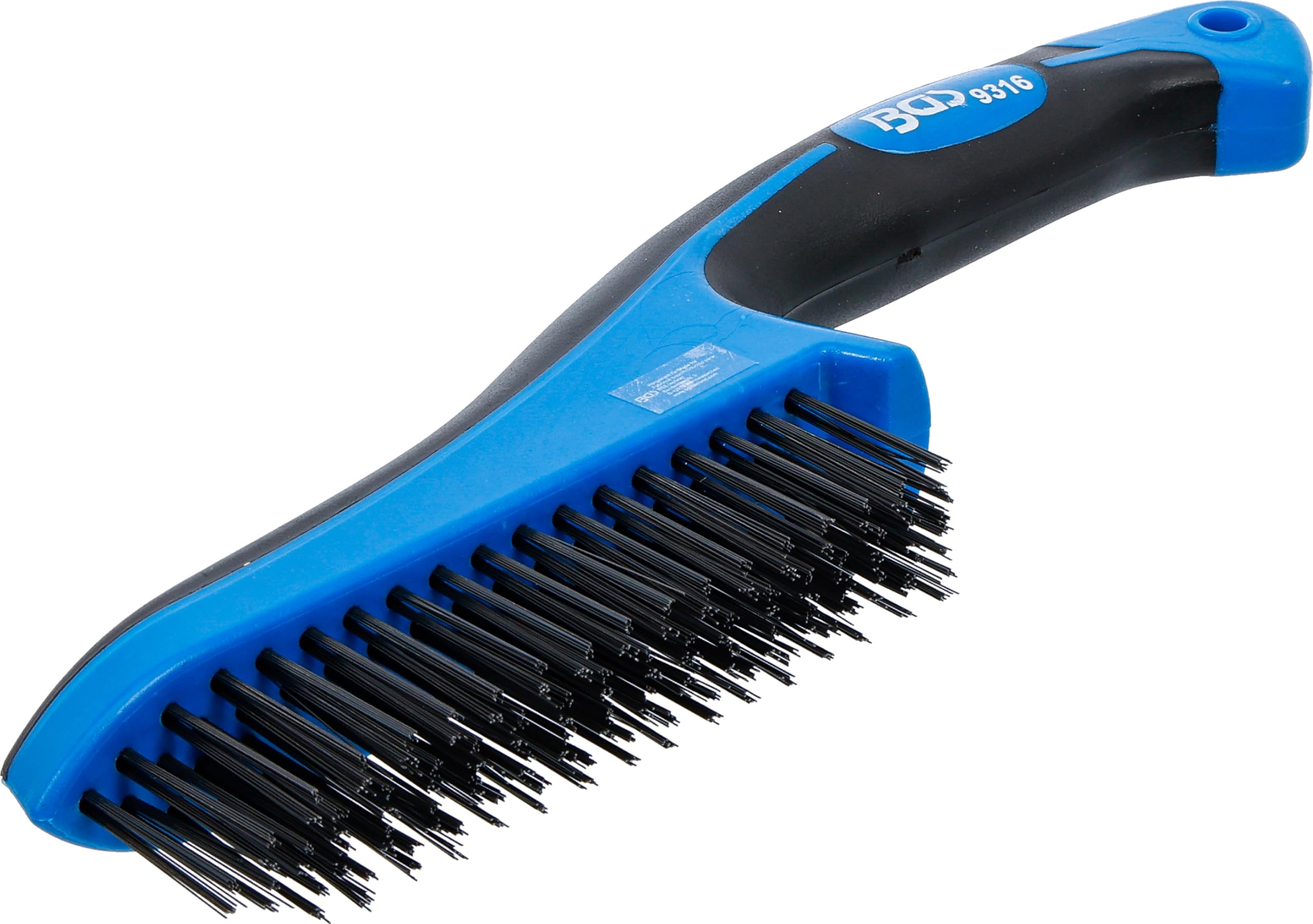 BGS 9316 | Steel Wire Brush with Plastic Handle | 282 mm