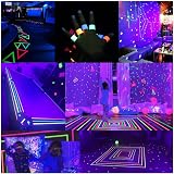 LightingWill UV Blacklight Neon Tape 6 Colors 0.59in x 16.5ft Roll view 6