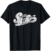 Steel Ball Run Distressed White Show Logo Anime T-Shirt