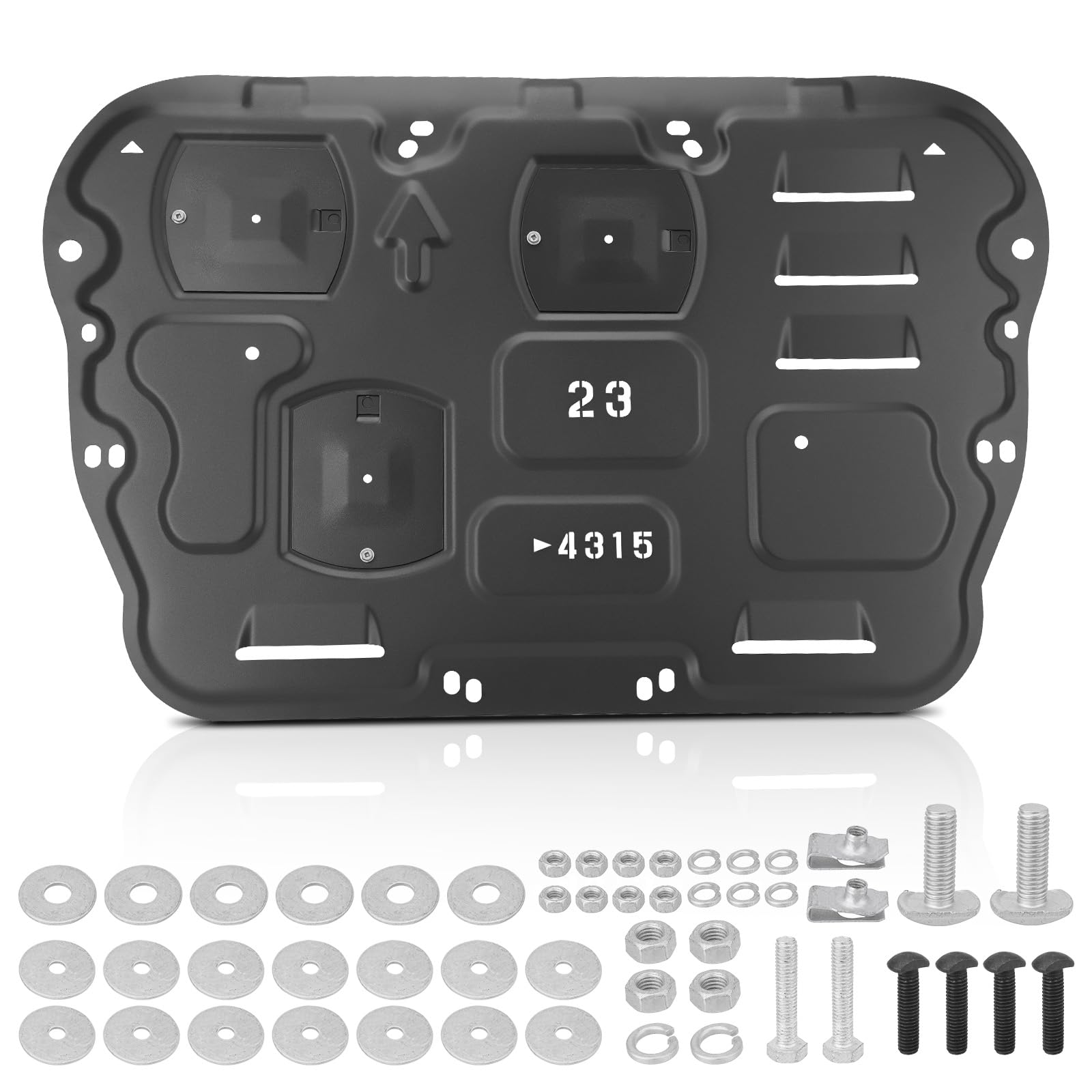 Photo 1 of JURPLIX Upgrade Manganese Steel Engine Splash Guard with mounting Screws Compatible with 2016-2021 Honda Civic Replaces 74110TBAA00