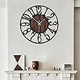 Amazon.com: LEIKE Large Wall Clocks,Silent,Non Ticking,Battery Operated ...
