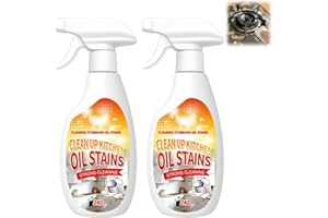Kitchen Degreaser - 2026 New Upgrade Strong Oil Stain Remover Lemon Cleaner, Heavy Duty Multi-Purpose for Stove, Range Hood, 