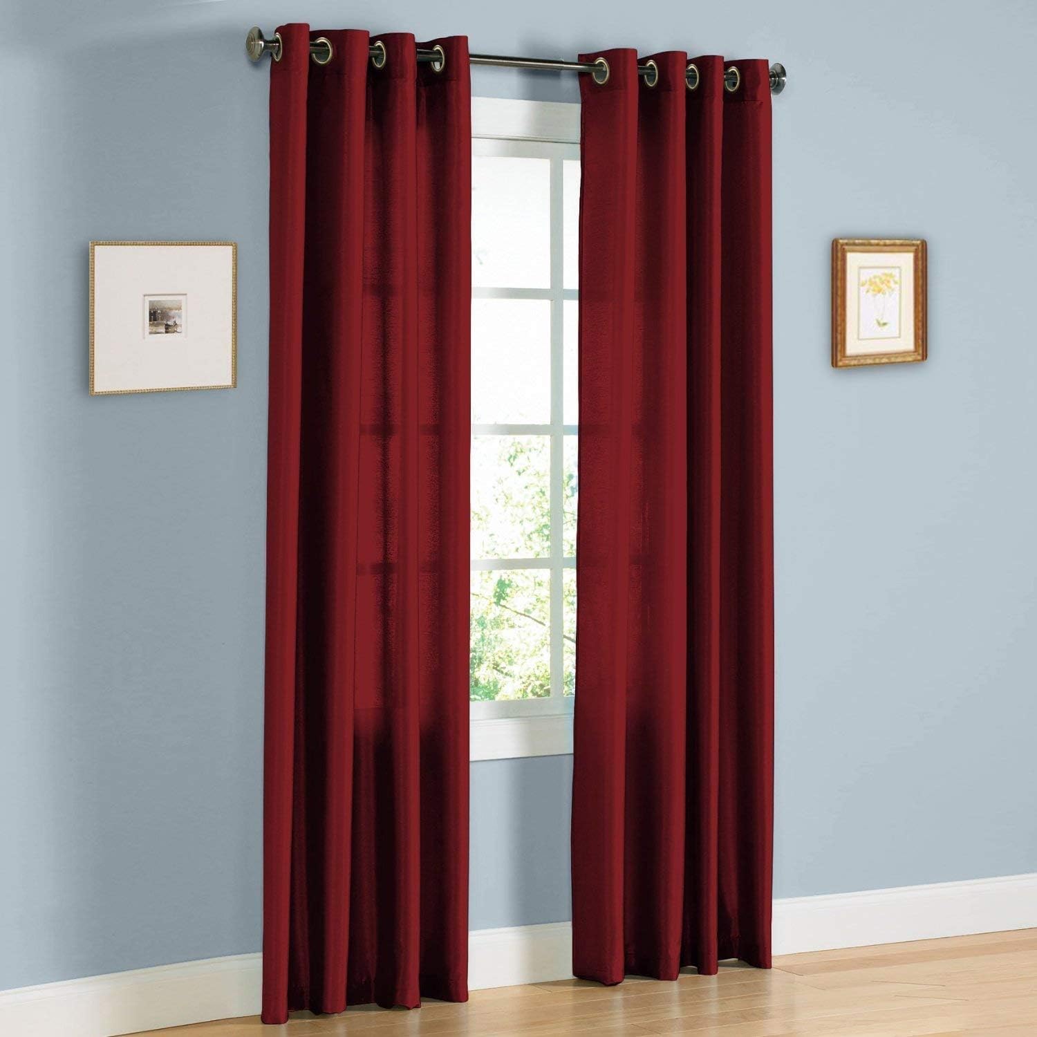 Best burgandy curtains for living room