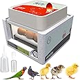 Okköbi OBI-12 Egg Incubator for Hatching Chickens, Ducks & Other Birds + New + Automatic Egg Turner + Temperature Control + Humidity Display + Integrated Egg Candler + 5 Year Assurance