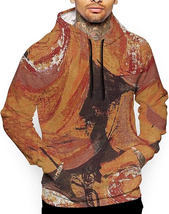 Amazon Co Jp パーカー メンズ プルオーバー 60年代の壁紙 スウェット フード付き 秋服 長袖 冬服 服 ファッション小物