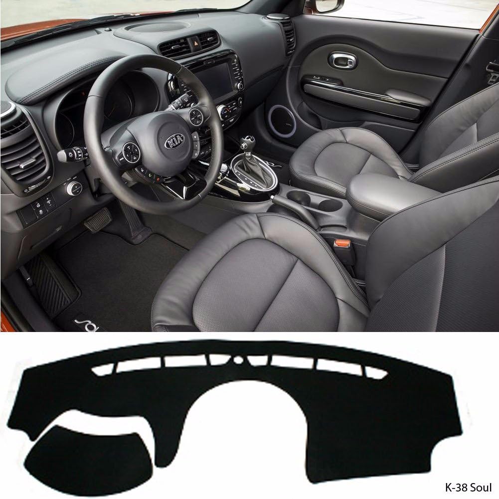 Car Dash Cover Mat Pad Sun Cover Carpet for KIA Soul 2014+ K38 B/B