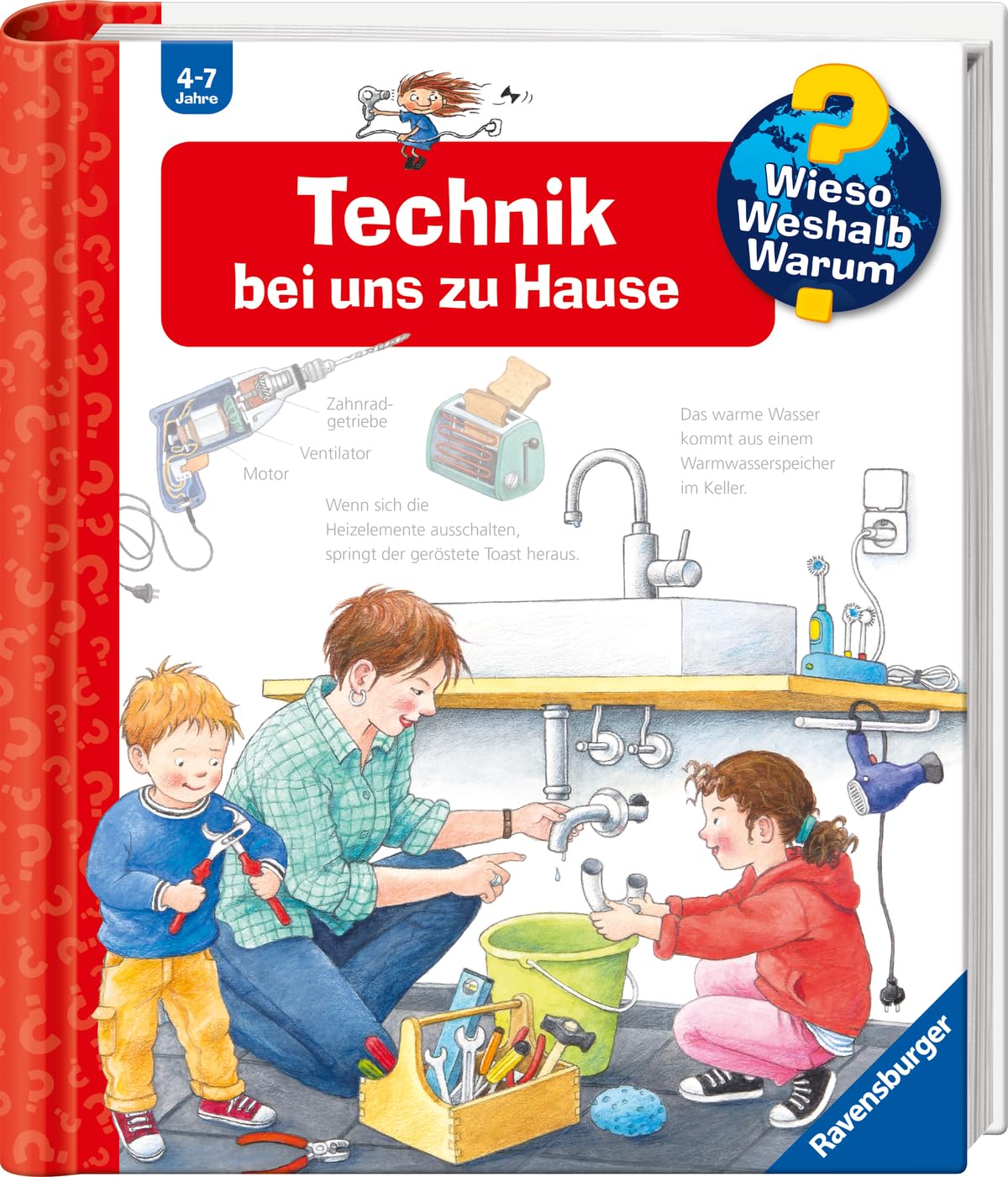 Wieso? Weshalb? Warum?, Band 24 - Technik bei uns zu Hause (Sachbuch ab 4 Jahre - mit Klappen) (Kernreihe, 24)