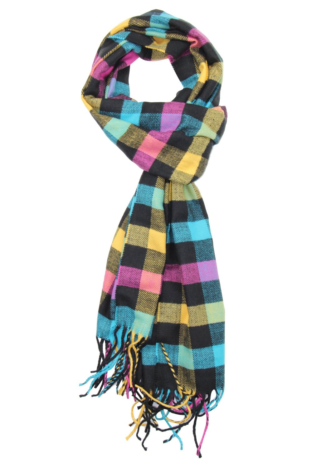 Achillea Classic Cashmere Feel Tartan Plaid Checked Winter Warm Scarf Unisex Achillea Classic Cashmere Feel Tartan Plaid Checked Winter Warm Scarf Unisex