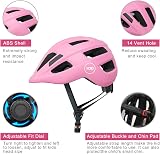 XJD Toddler Bike Helmet CE EN 1078 2-5 Years Pink XS Safety Certified view 3