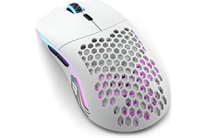 Glorious Model O Minus Wireless - Matte White, GLO-MS-OMW-MW (Renewed)
