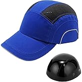 Lightweight Hard Hat Safety Bump Cap Safety Hard Hat Head Protection Cap Breathable Baseball Hat Style Comfortable Head Protection Hat for Work
