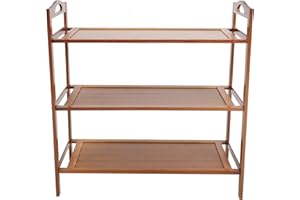 Garneck Shoe Rack Organizer 3-Tier 50cm Multi-Layer Household Entryway Shoes Storage Shelf